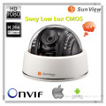 SunView Surveillance security cctv system SV-D20LPS P2P 1080P ONVIF HD IR Megapixel lowlux sony IP Camera with POE